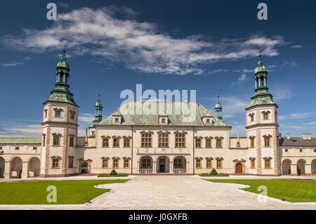 Baroque castle, Bishop`s Palace in Kielce, Poland, Europe. Stock Photo